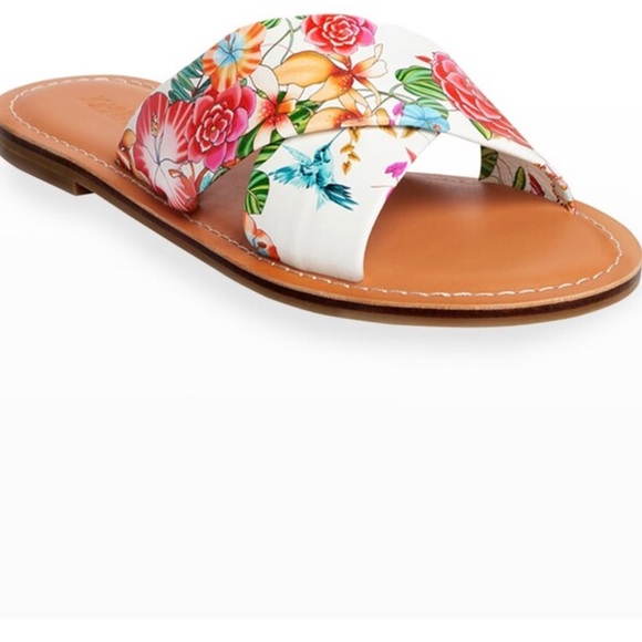 JOHNNY WAS Andra Slide Sandal - Floral Print - Women’s Size 7 - NEW - Picture 8 of 8